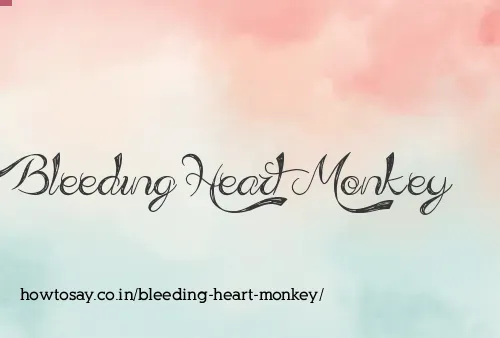 Bleeding Heart Monkey