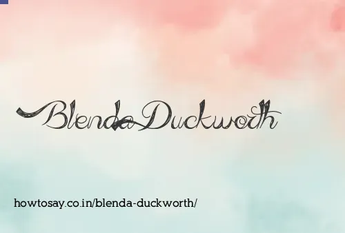 Blenda Duckworth