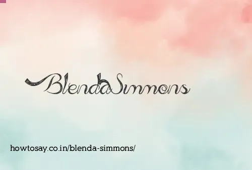 Blenda Simmons