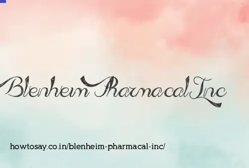 Blenheim Pharmacal Inc