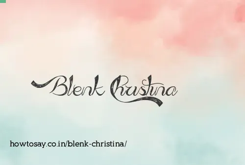 Blenk Christina
