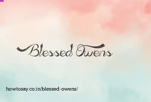 Blessed Owens