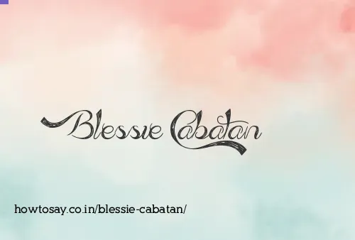 Blessie Cabatan
