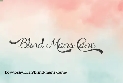 Blind Mans Cane