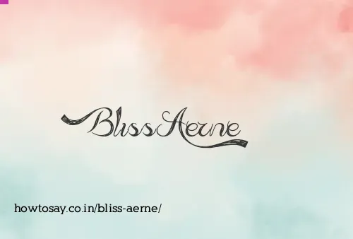 Bliss Aerne