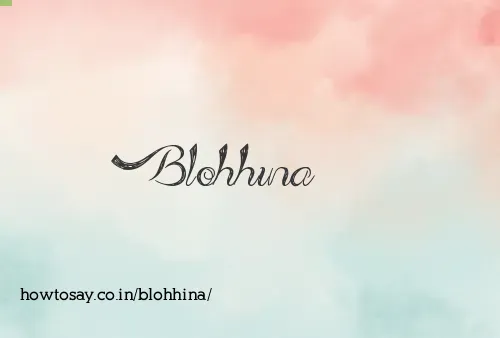 Blohhina