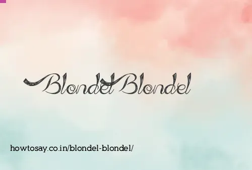 Blondel Blondel