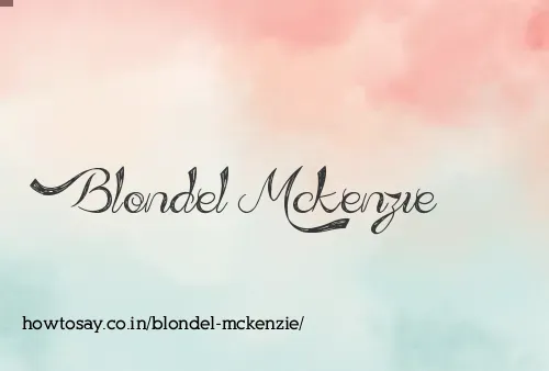 Blondel Mckenzie