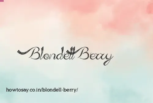Blondell Berry