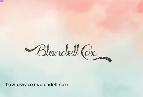 Blondell Cox