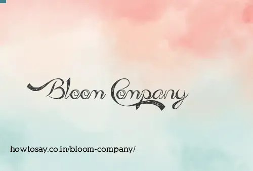 Bloom Company