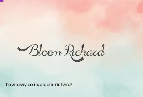 Bloom Richard