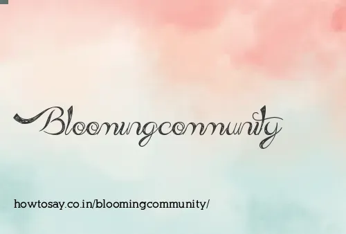 Bloomingcommunity