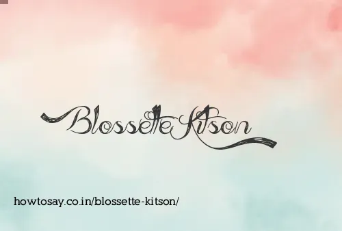 Blossette Kitson