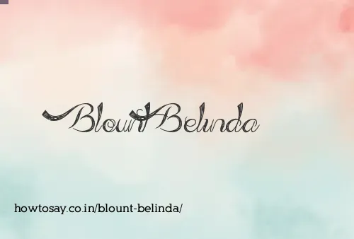 Blount Belinda