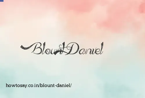 Blount Daniel