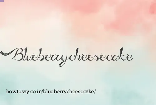 Blueberrycheesecake
