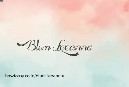 Blum Leeanna