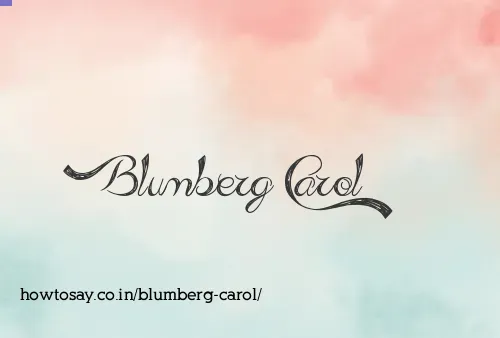 Blumberg Carol