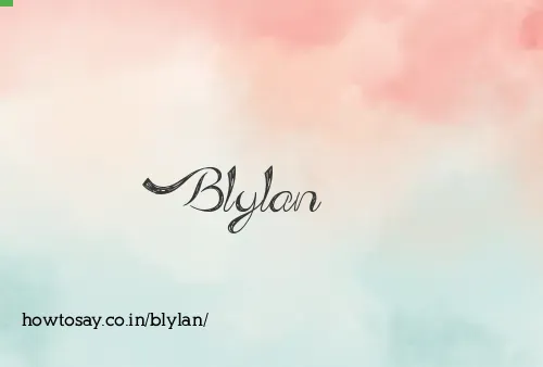 Blylan