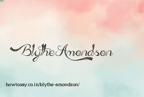 Blythe Amondson