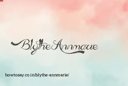 Blythe Annmarie