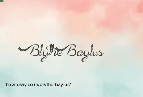 Blythe Baylus