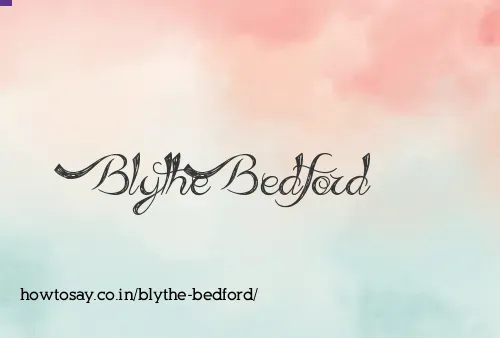 Blythe Bedford