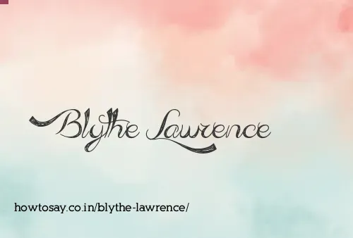 Blythe Lawrence