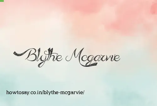 Blythe Mcgarvie