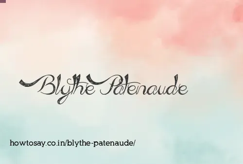 Blythe Patenaude