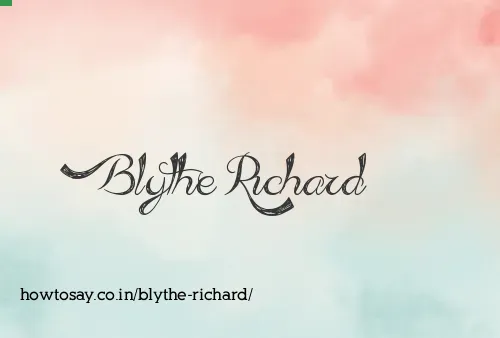 Blythe Richard