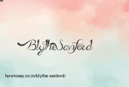 Blythe Sanford