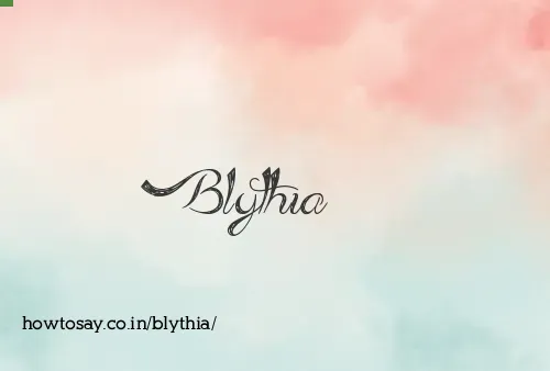 Blythia