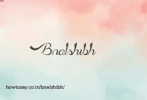 Bnalshibh