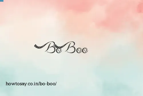 Bo Boo