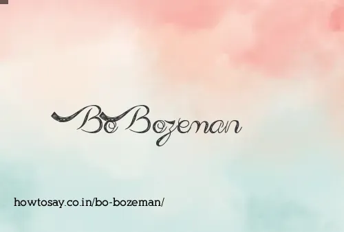 Bo Bozeman