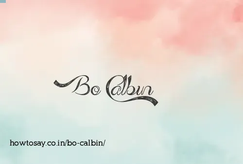 Bo Calbin