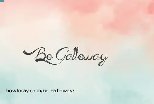 Bo Galloway