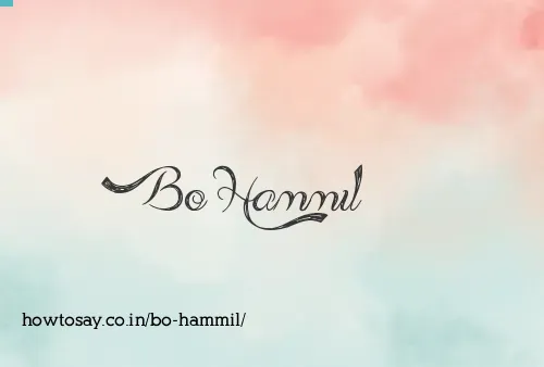 Bo Hammil