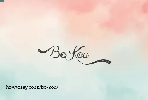 Bo Kou