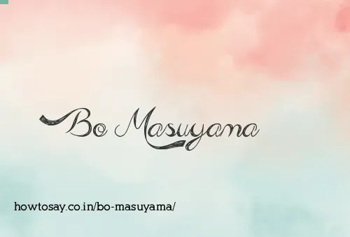 Bo Masuyama