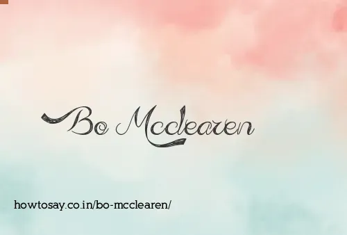 Bo Mcclearen
