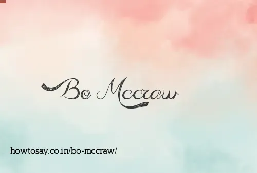 Bo Mccraw