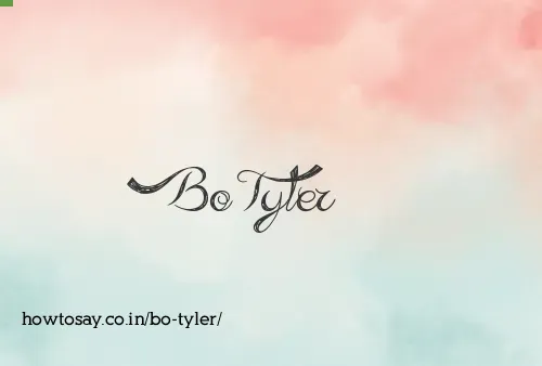 Bo Tyler
