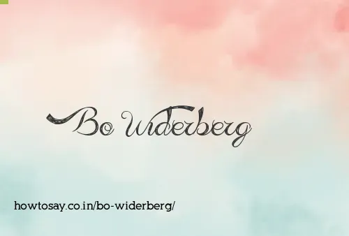 Bo Widerberg