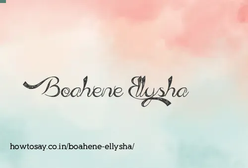 Boahene Ellysha