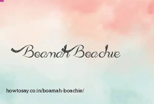 Boamah Boachie