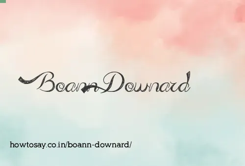 Boann Downard