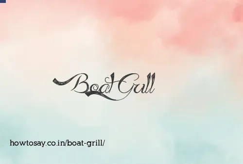 Boat Grill